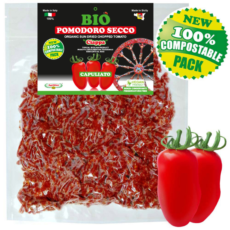 CAPULIATO - Sonnengetrocknete Tomaten Gehackt 100% ORGANISCHEN SIZILIEN - JETZT KAUFEN